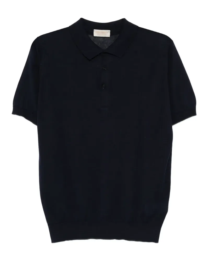 John Smedley Hecter Poloshirt - Blau Blau