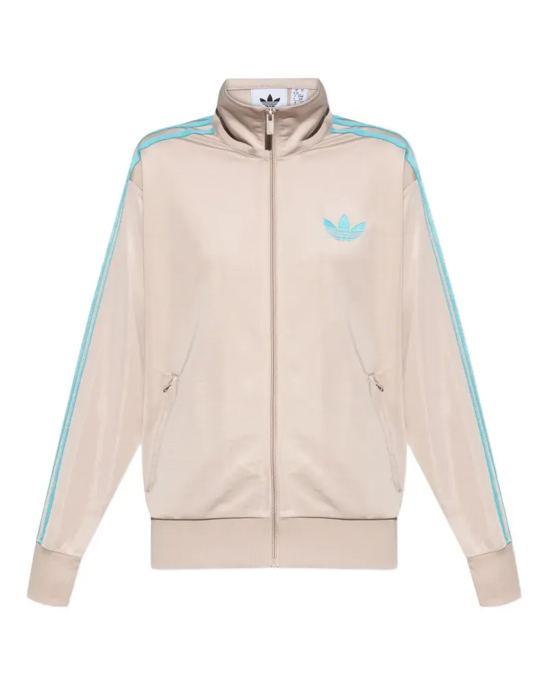 adidas Sportjacke mit Streifen - Nude Nude