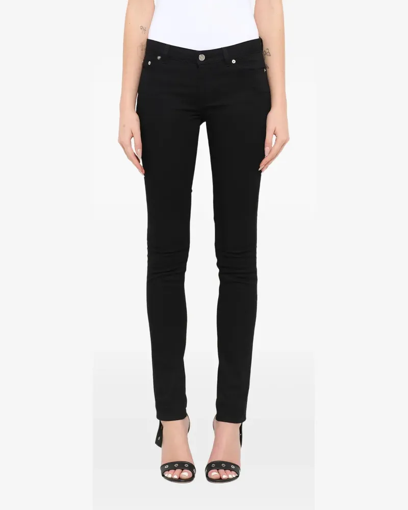 Givenchy Skinny-Jeans mit Stern-Applikation - Schwarz Schwarz