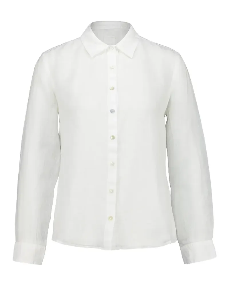 120% Lino long-sleeve shirt - Weiß Weiß