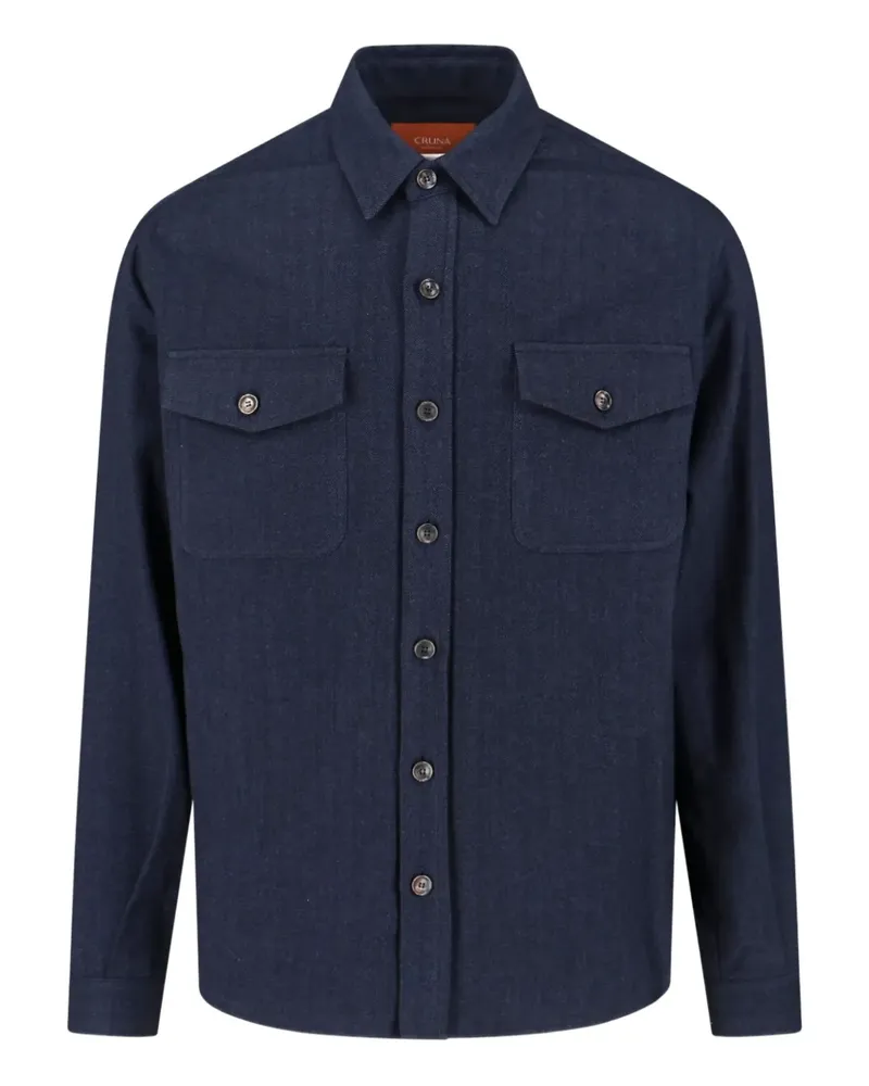 CRUNA Osaka pocket shirt - Blau Blau