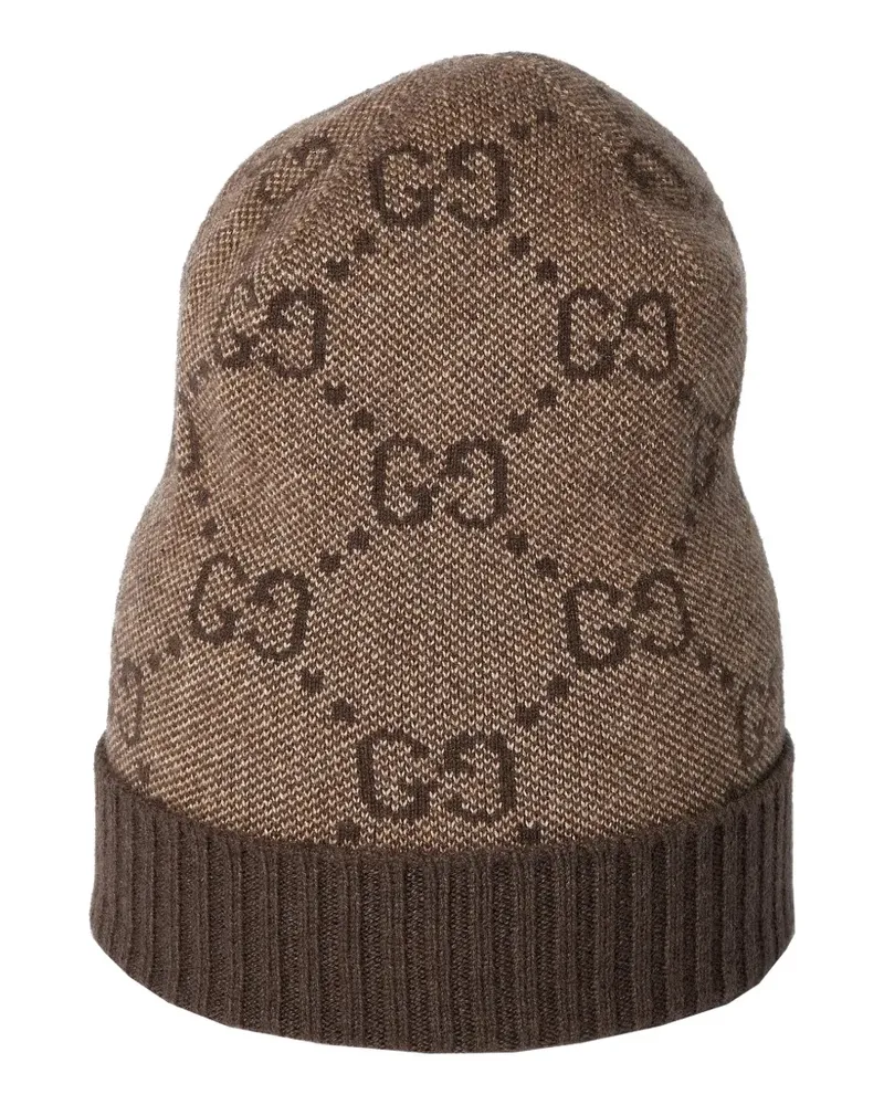 Gucci GG Supreme beanie hat - Nude Nude