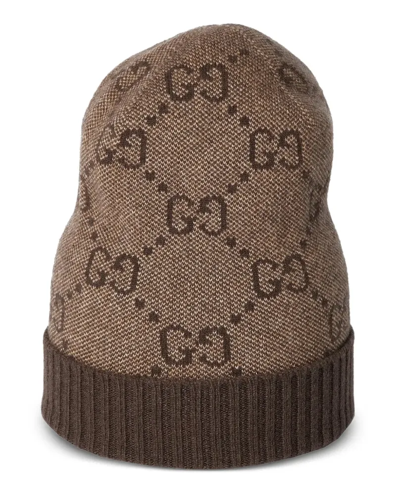 Gucci GG Supreme beanie hat - Nude Nude