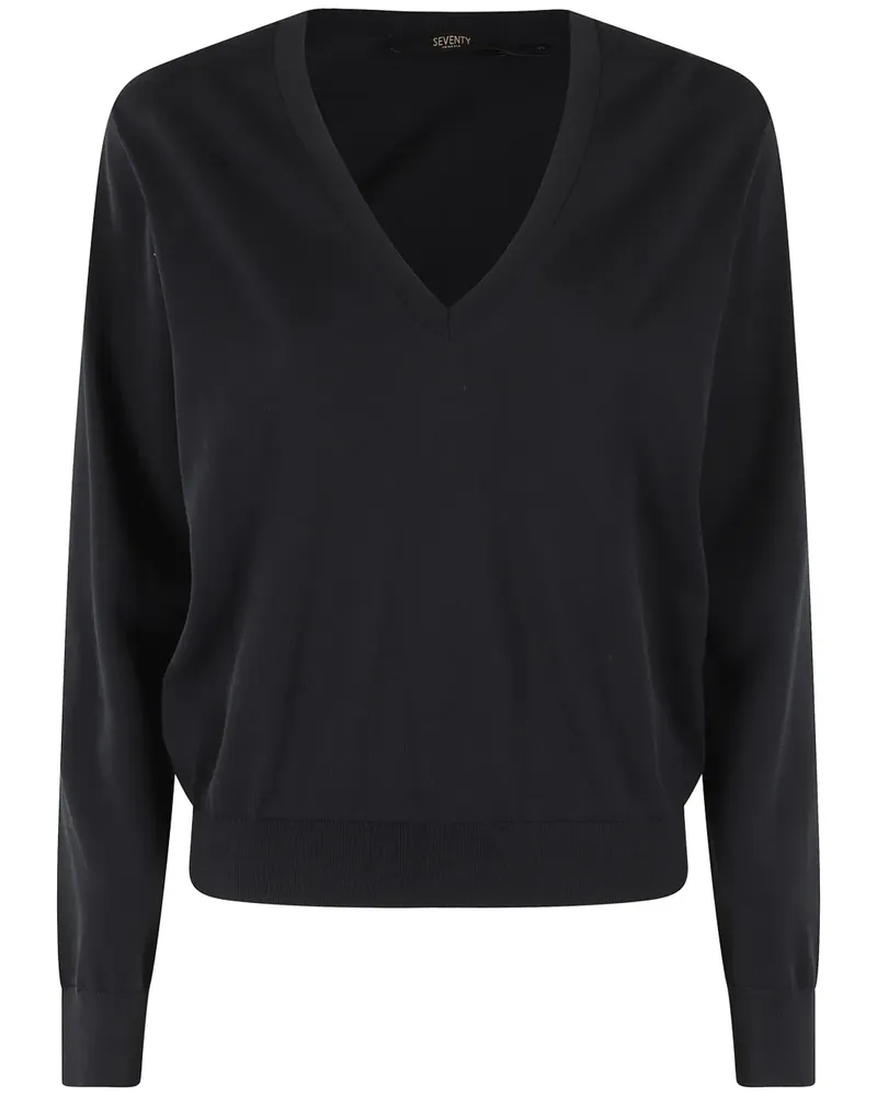 Seventy Klassisches T-Shirt - Schwarz Schwarz