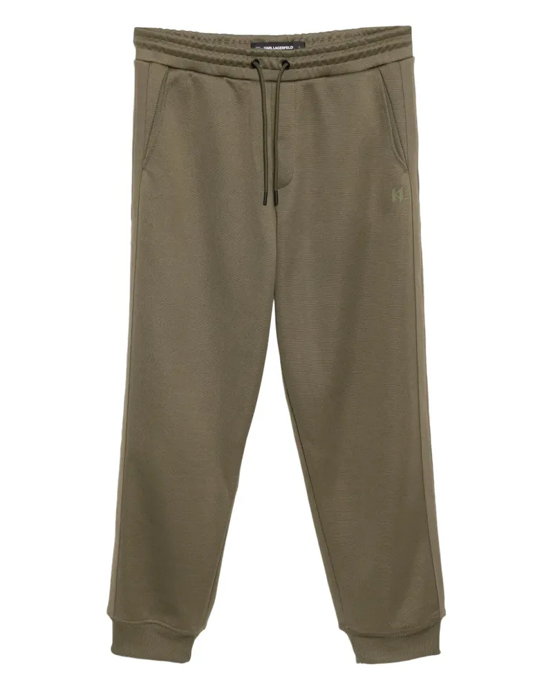 Karl Lagerfeld Hose mit Logo-Prägung - Grün Grün