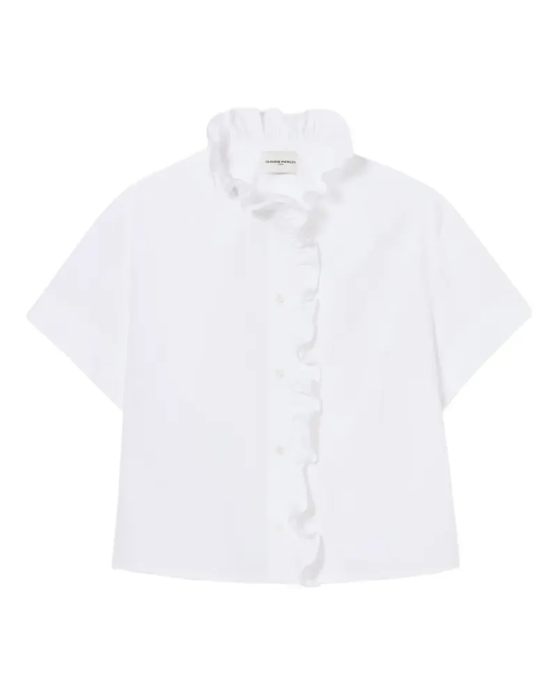 Claudie Pierlot Victorian collar poplin shirt - Weiß Weiß