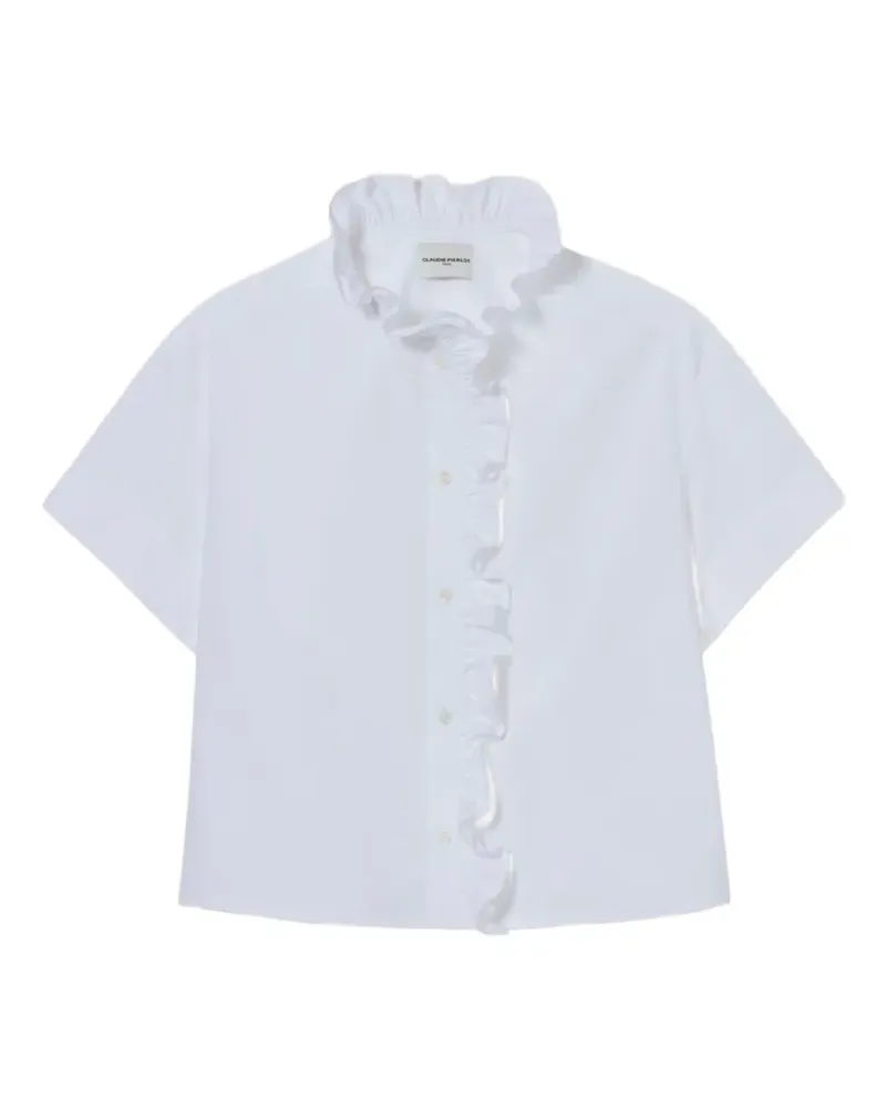 Claudie Pierlot Victorian collar poplin shirt - Weiß Weiß