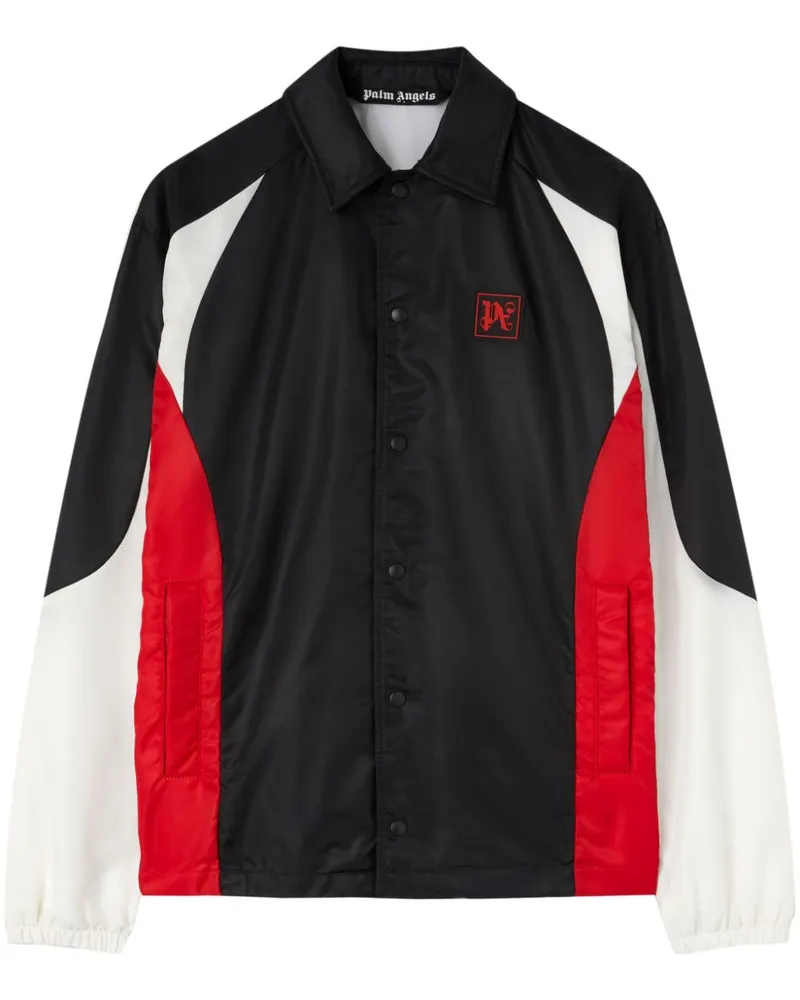 Palm Angels Jacke mit Kontrasteinsätzen - Schwarz Schwarz