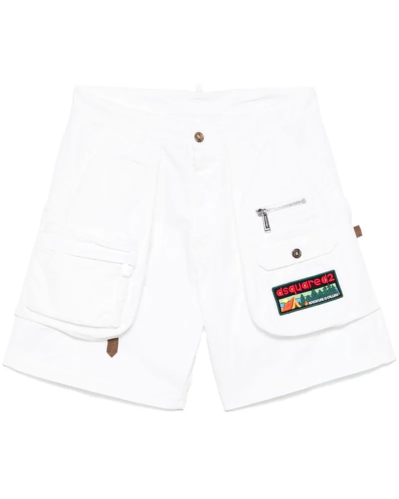 Dsquared2 Adventure Boxer Shorts - Weiß Weiß