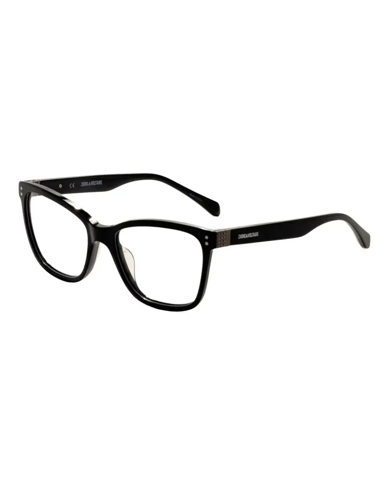 Zadig & Voltaire Brille mit eckigem Gestell - Schwarz Schwarz
