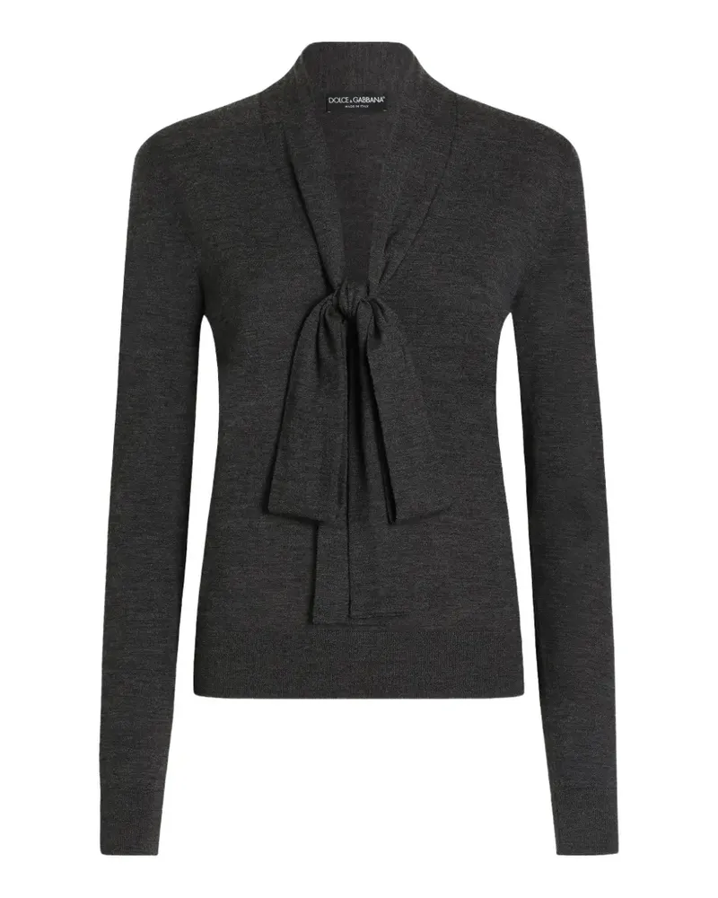 Dolce & Gabbana Pullover aus Schurwolle - Grau Grau