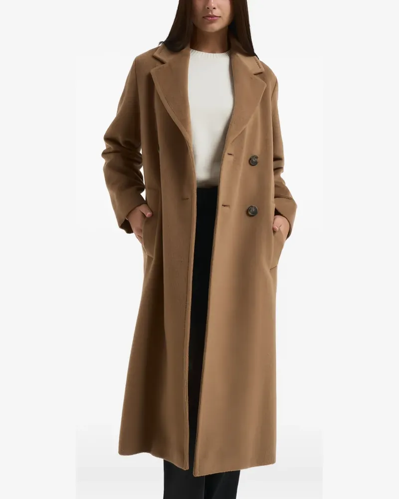 Max Mara Doppelreihiger Zuzolo Mantel - Braun Braun