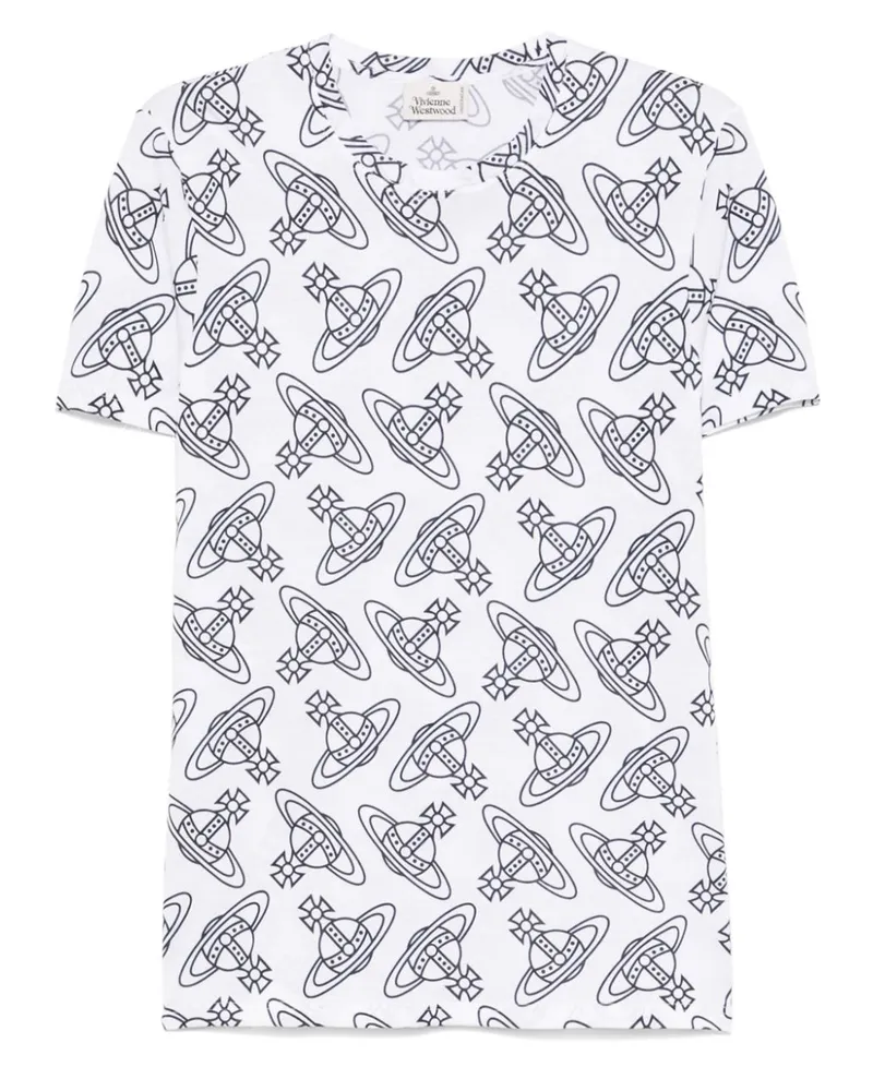 Vivienne Westwood Pyjama-Oberteil mit Orb-Print Weiß