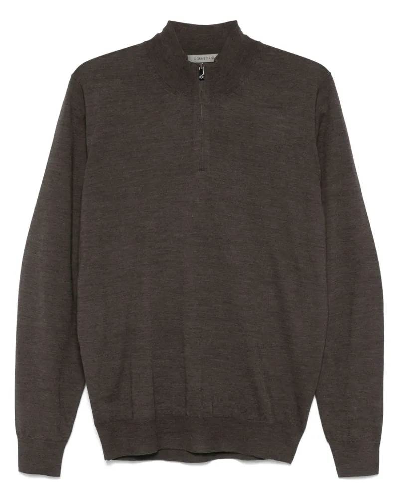 Corneliani Klassischer Pullover - Braun Braun