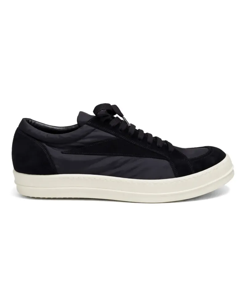 Rick Owens panelled low-top sneakers - Schwarz Schwarz
