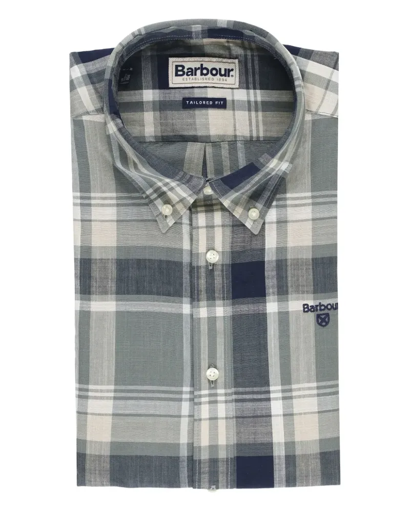 Barbour Hemd mit Logo-Stickerei - Grün Grün