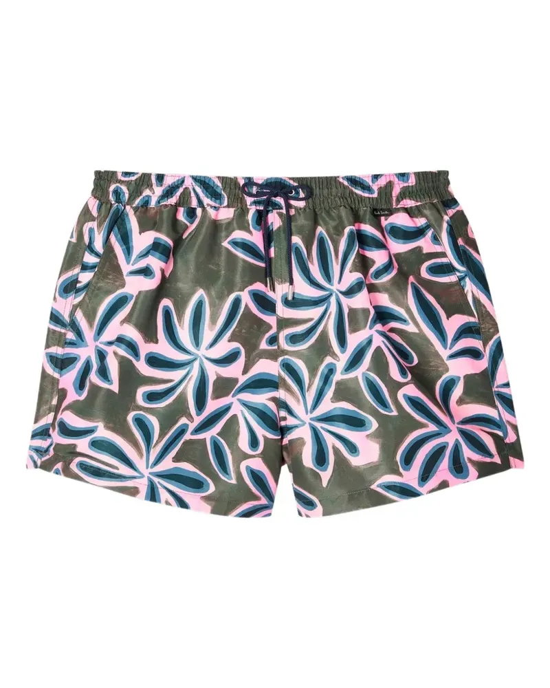 Paul Smith Abstract Palm Badeshorts - Grün Grün