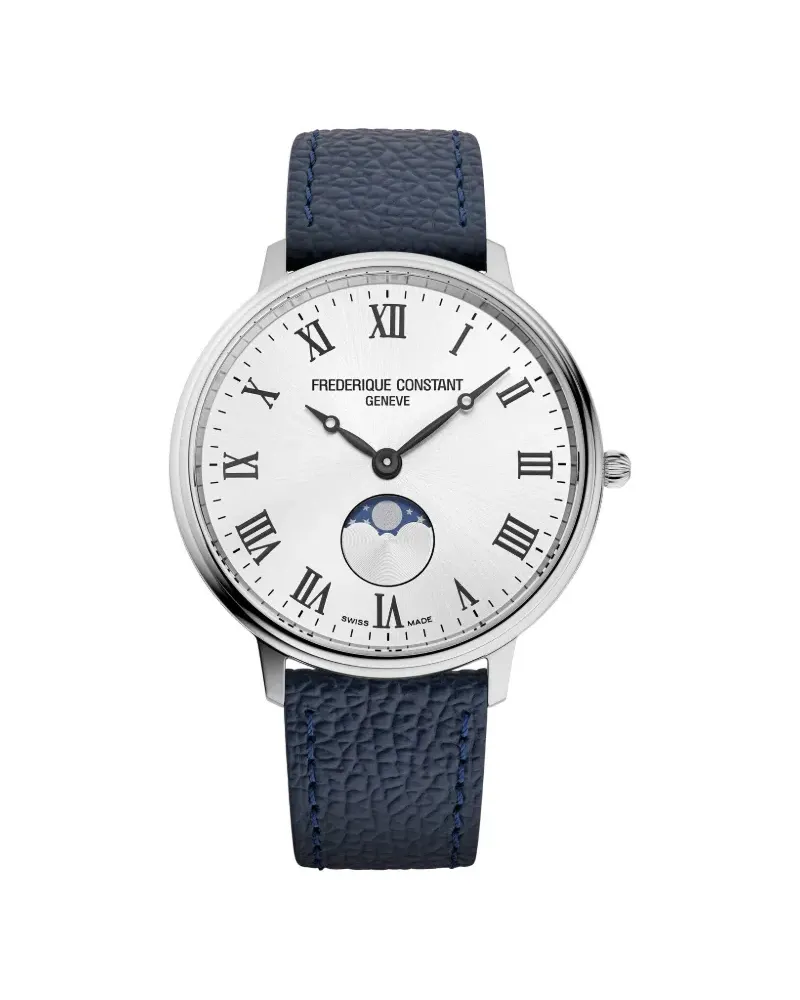 Frédérique Constant Classics Moonphase 39mm - Silber Silber