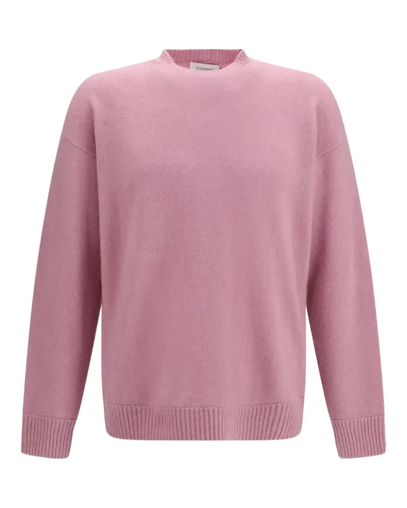 Laneus Pullover mit gerippten Details - Rosa Rosa