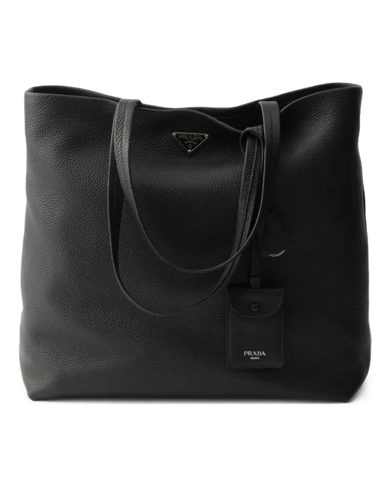 Prada Handtasche aus Leder - Schwarz Schwarz