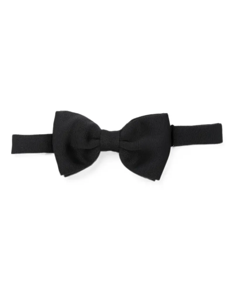 Tagliatore Gerippte Fliege - Schwarz Schwarz
