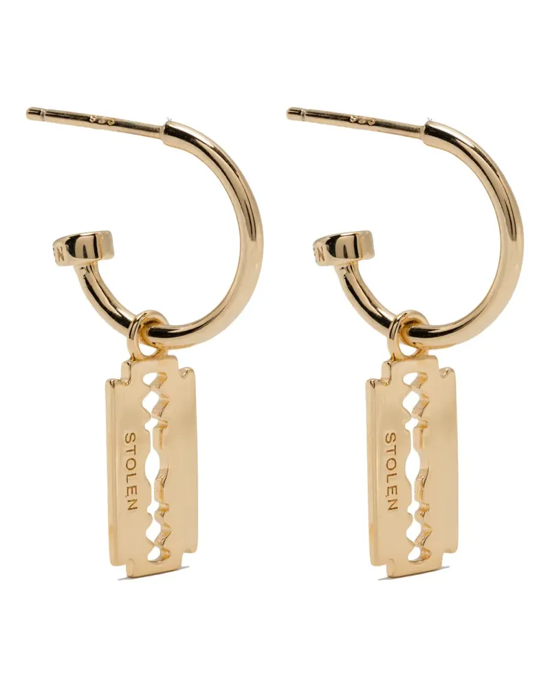 Stolen Girlfriends Club Stolen Razor Sleepers Ohrringe - Gold Gold