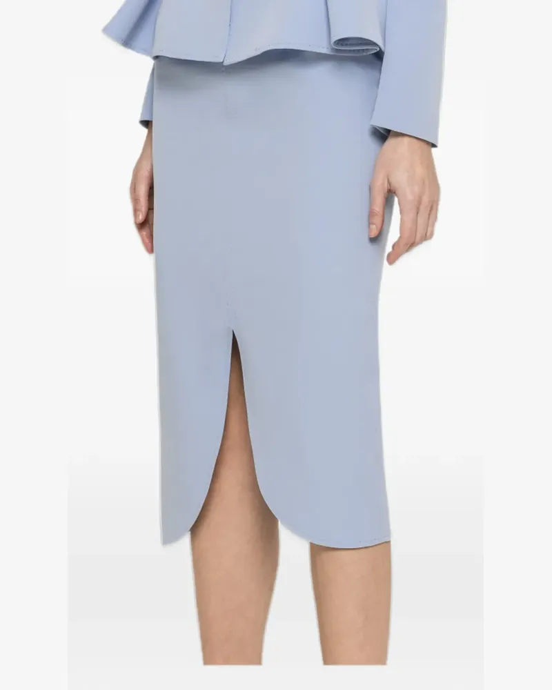 NISSA Bleistiftrock mit hohem Bund - Blau Blau