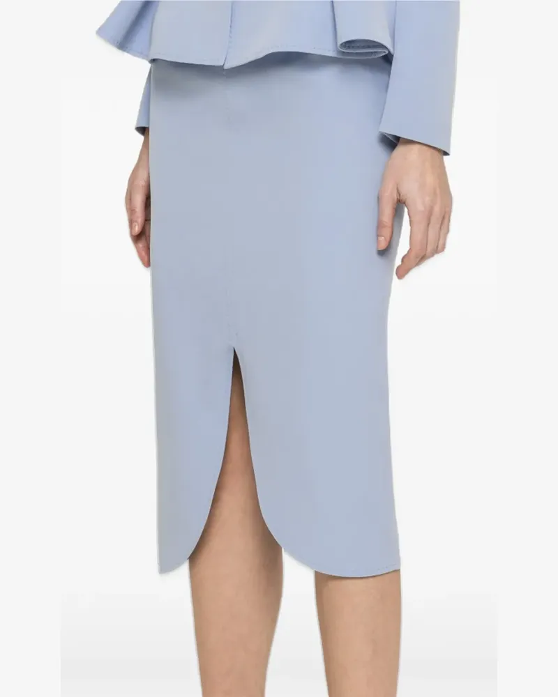 NISSA Bleistiftrock mit hohem Bund - Blau Blau