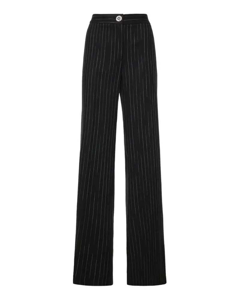 Genny Hose mit Nadelstreifen - Schwarz Schwarz