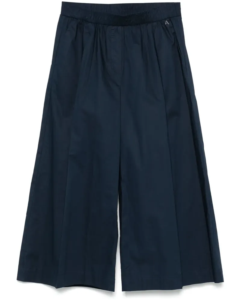 Twin-Set Popeline-Hose - Blau Blau