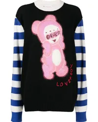 Charles Jeffrey Loverboy Pullover mit Intarsien-Motiv Schwarz