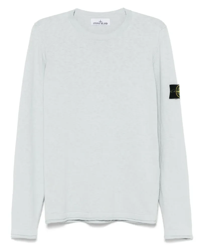 Stone Island Oberteil mit Kompass-Patch - Blau Blau