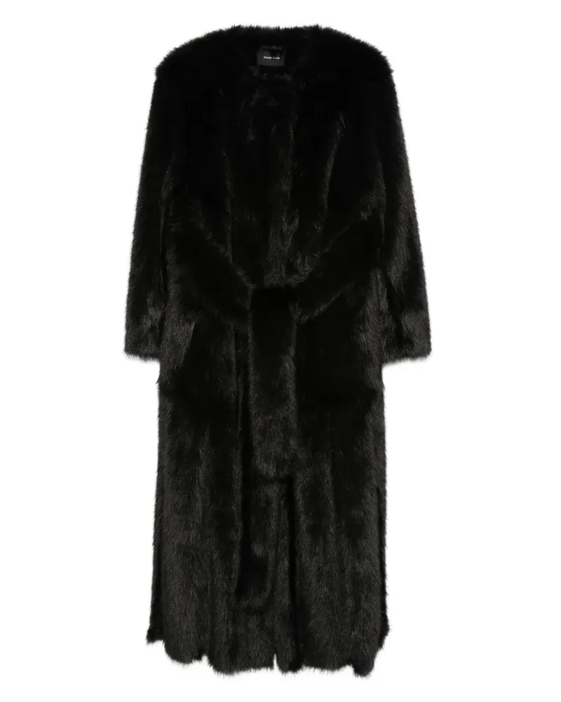 Simone Rocha belted long coat - Schwarz Schwarz