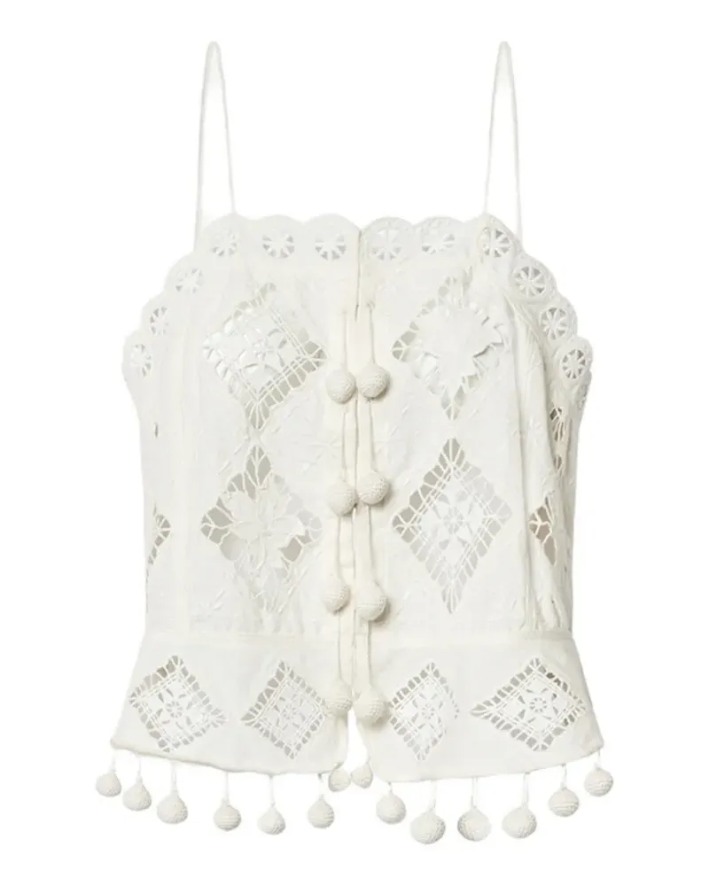 Isabel Marant Nelssy Oberteil - Weiß Weiß