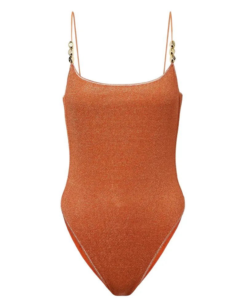 Oséree Glazed Lumiere Maillot Badeanzug - Orange Orange