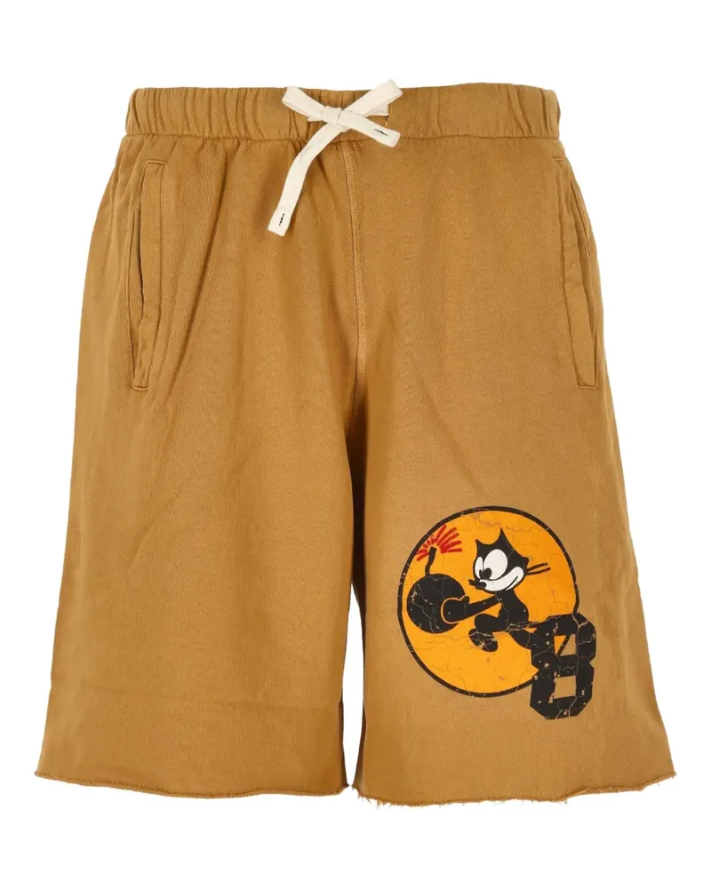Front Street 8 Shorts mit Kordelzug - Braun Braun