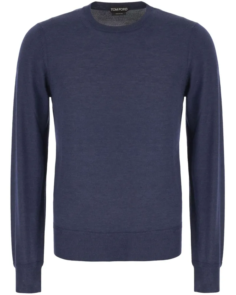 Tom Ford Pullover aus Kaschmir-Seidengemisch - Blau Blau