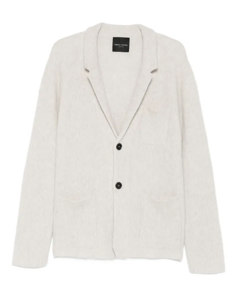 Roberto Collina Sakko mit Klappentasche - Grau Grau