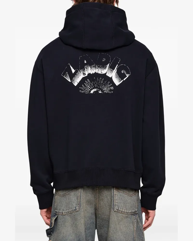 Zadig & Voltaire Langärmeliger Sacha Hoodie - Blau Blau