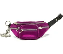 Gürteltasche aus Satin - Violett