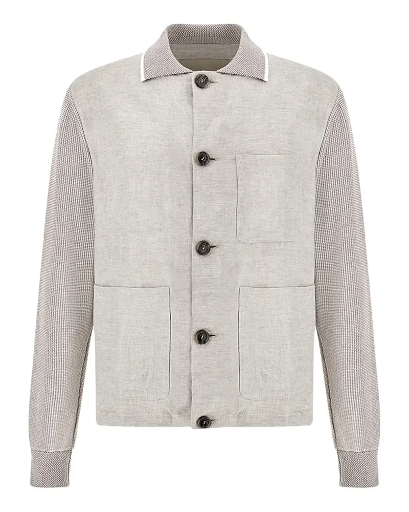 Paul & Shark Geknöpfter Cardigan - Weiß Weiß