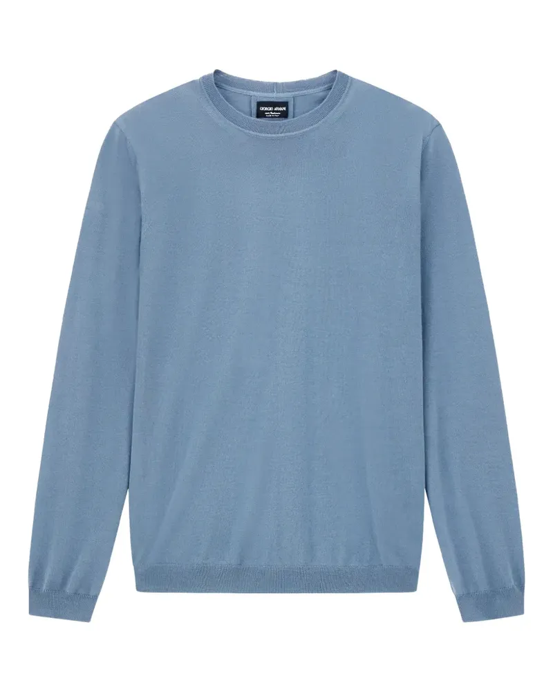 Giorgio Armani Pullover mit Rundhalsausschnitt - Grau Grau