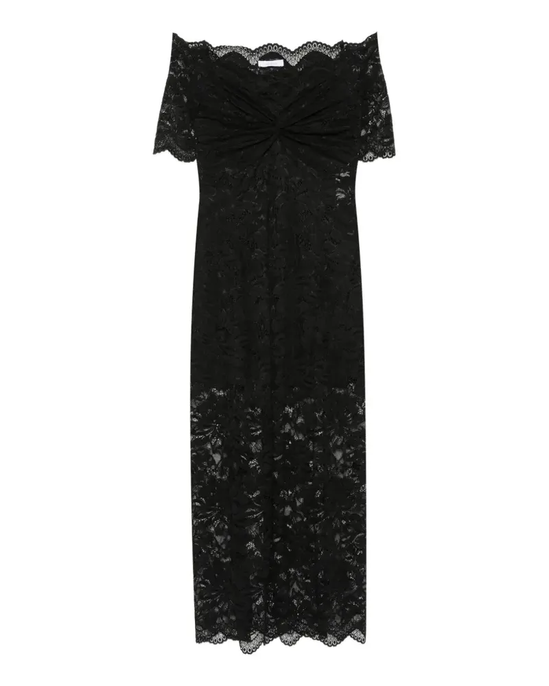 Paco Rabanne Schulterfreies Kleid - Schwarz Schwarz
