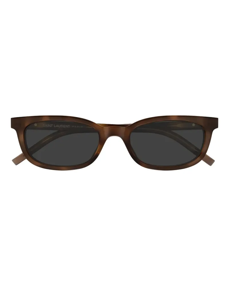 Saint Laurent Sonnenbrille mit Oversized-Gläsern - Braun Braun