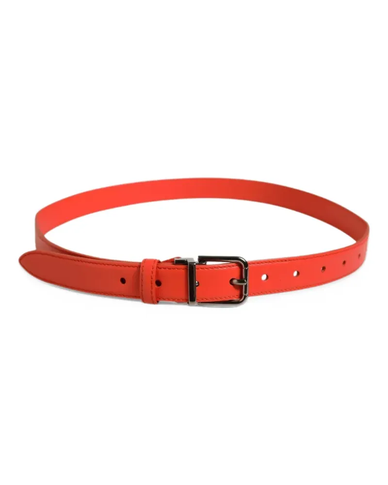 Dolce & Gabbana buckle-fastening leather belt - Orange Orange