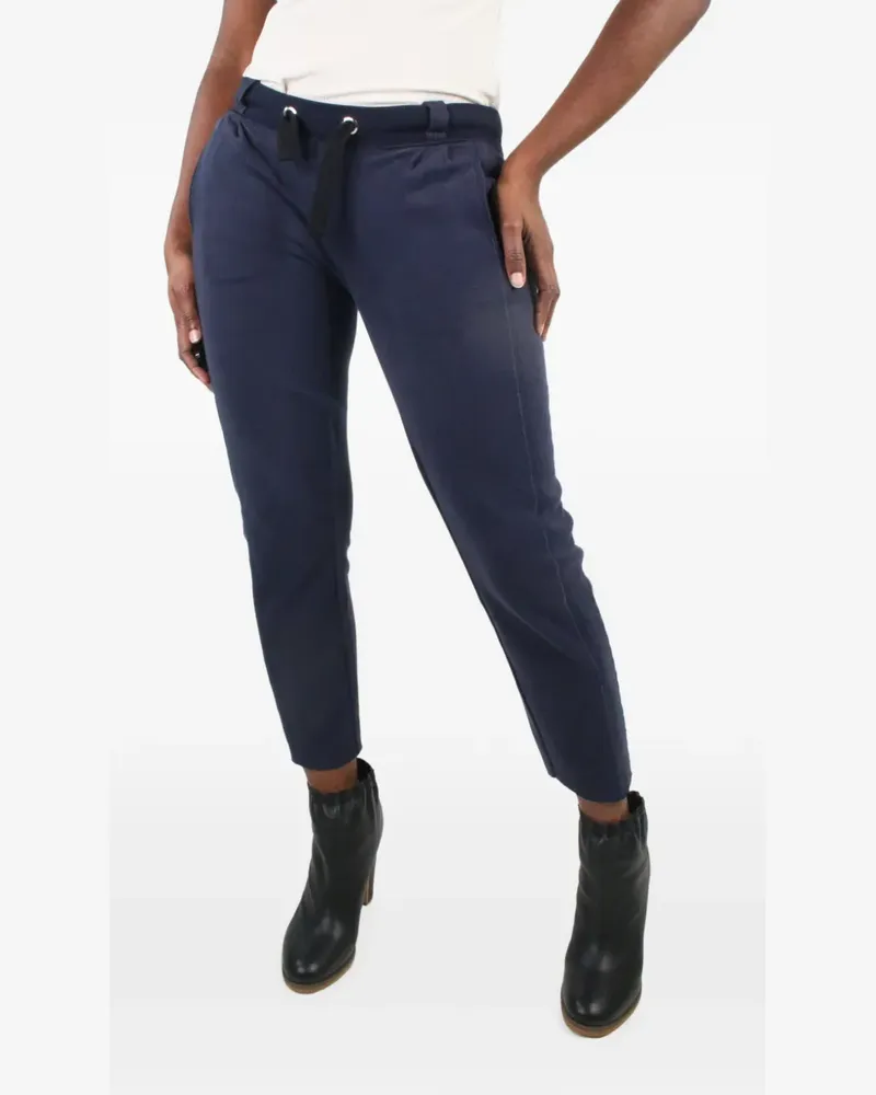 MAISON ULLENS elasticated drawstring track pants - Blau Blau