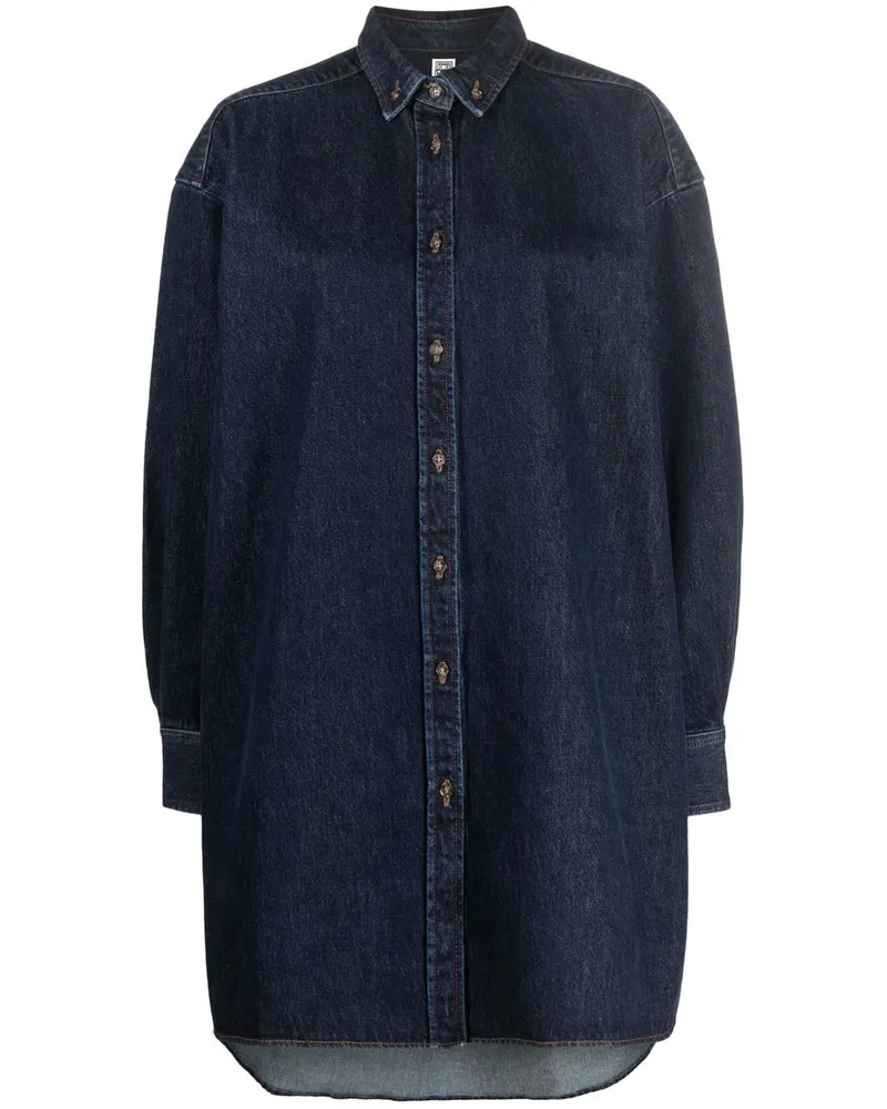 Totême Langärmeliges Jeanshemd - Blau Blau