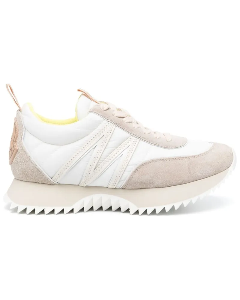 Moncler Pacey Sneakers mit Logo-Patch - Weiß Weiß