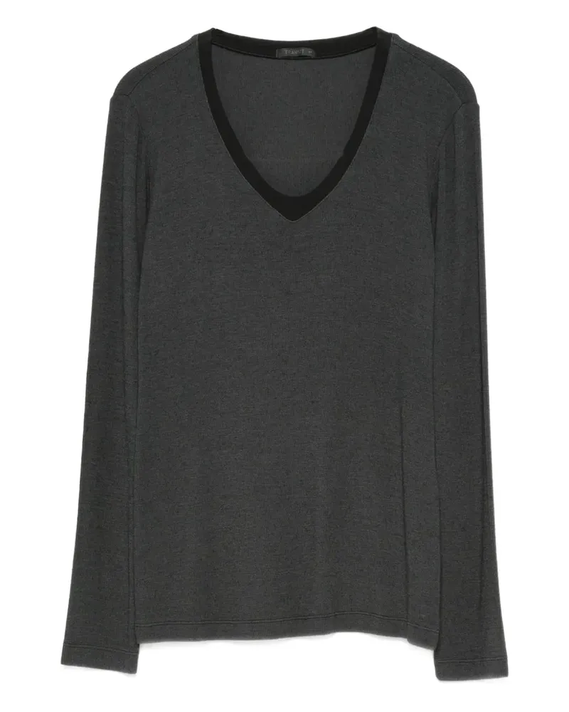 TRANSIT V-neck T-shirt - Grau Grau