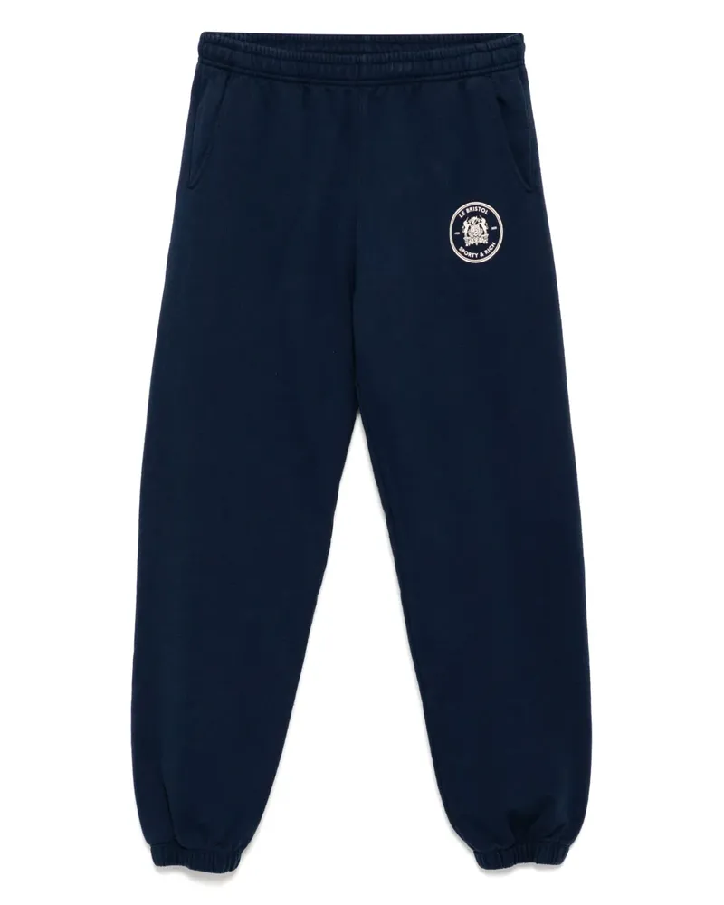 SPORTY & RICH Bristol Crest 100th Hose - Blau Blau